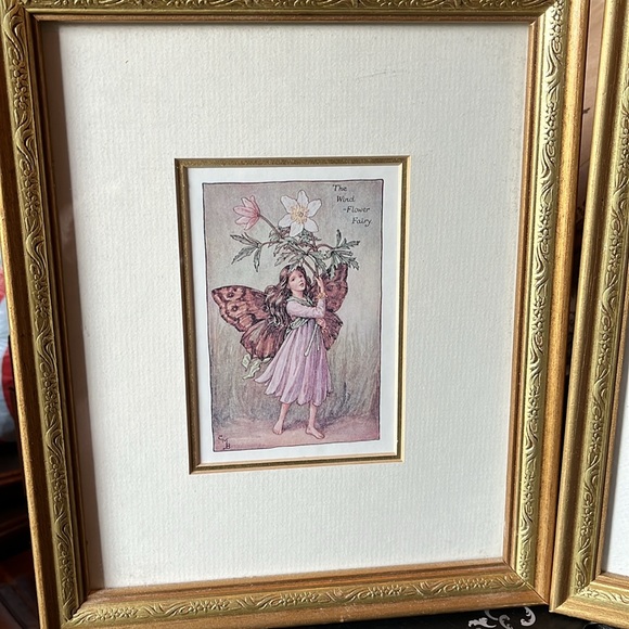 🧚9x11 1/4 Fairy matted framed art - Picture 6 of 7